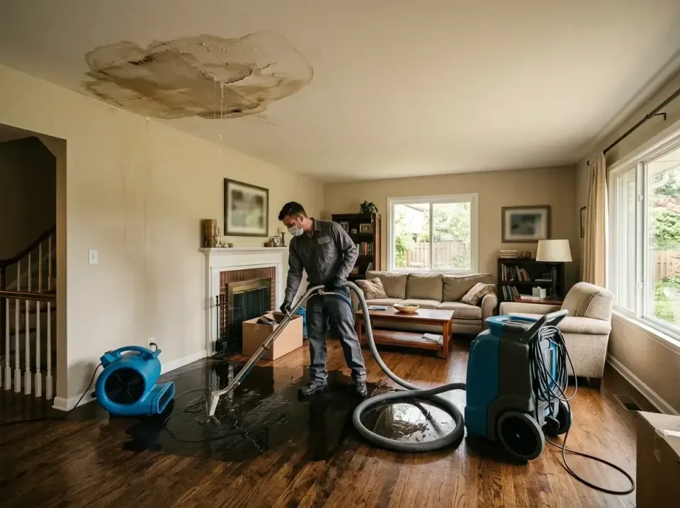 attic-pipe-burst-ceiling-drip-008 — frequently asked questions, Water Damage Restoration & Carpet Care in Lake View, AL